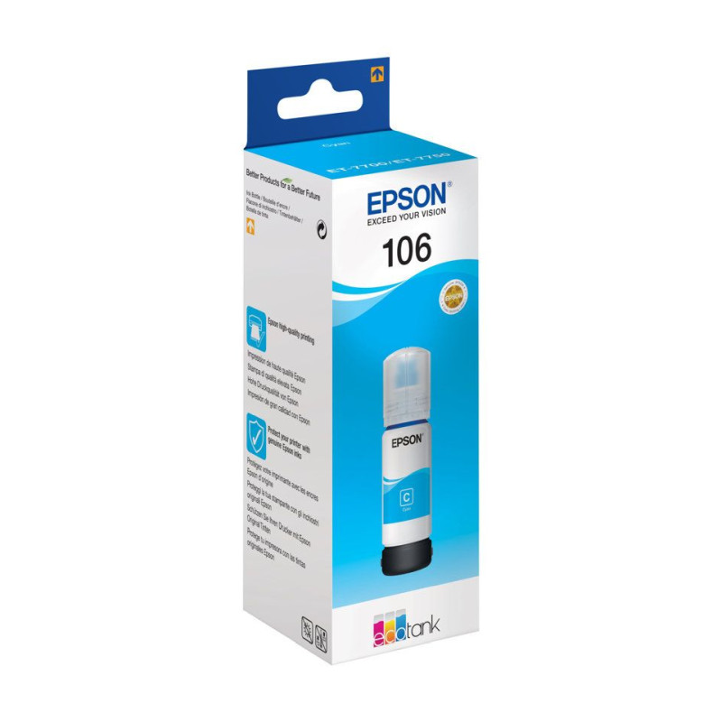 Tinta EPSON EcoTank 106 cyan-0