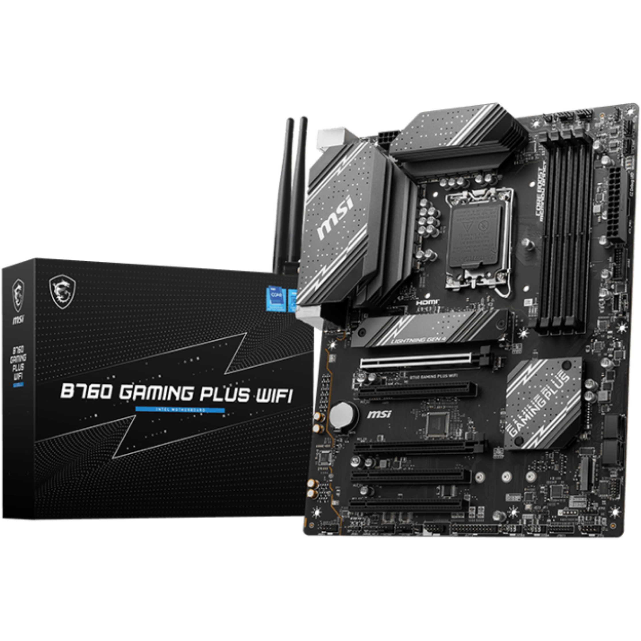 MBO 1700 MSI B760 GAMING PLUS WIFI (LGA1700, B760, DDR5, ATX)-1