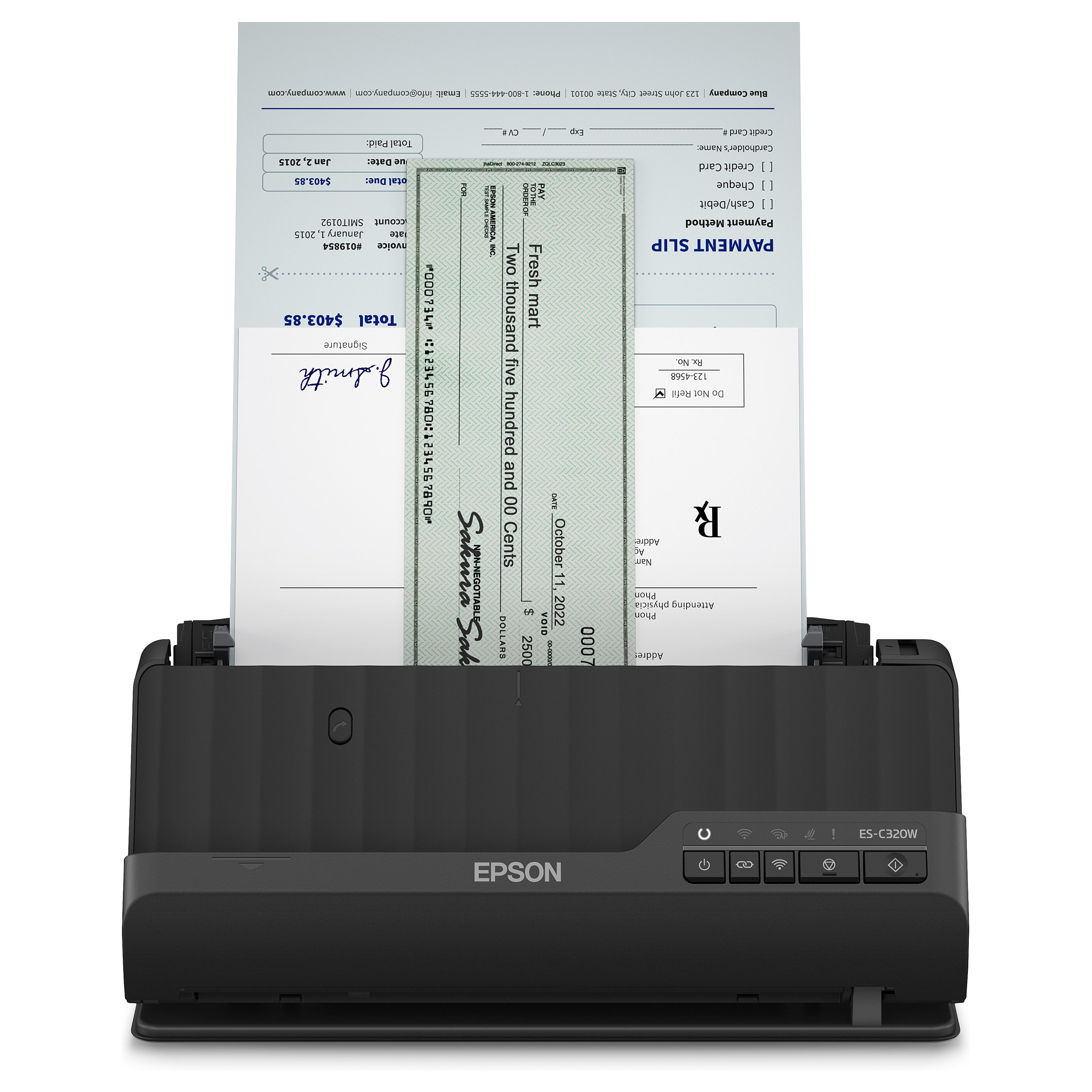 Skener EPSON ES-C320W (600dpi, wifi, dokument)-5