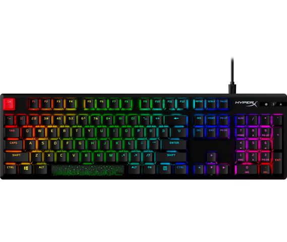 Tipkovnica HYPERX Alloy Origins PBT (žična, USB-C, PBT tipke, RGB osvjetljenje, US layout)-0