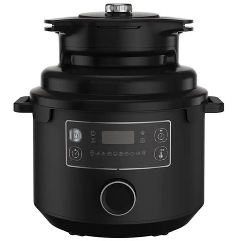 Dodatak za fritezu na vrući zrak TEFAL Turbo Crispy LF101810 (za Turbo Cuisine 5L, crni)-0