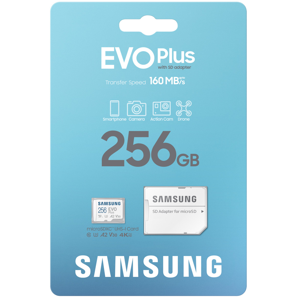 Memorijska kartica SD micro SAM EVO Plus 256GB + Adapter MB-MC256SA/EU-7