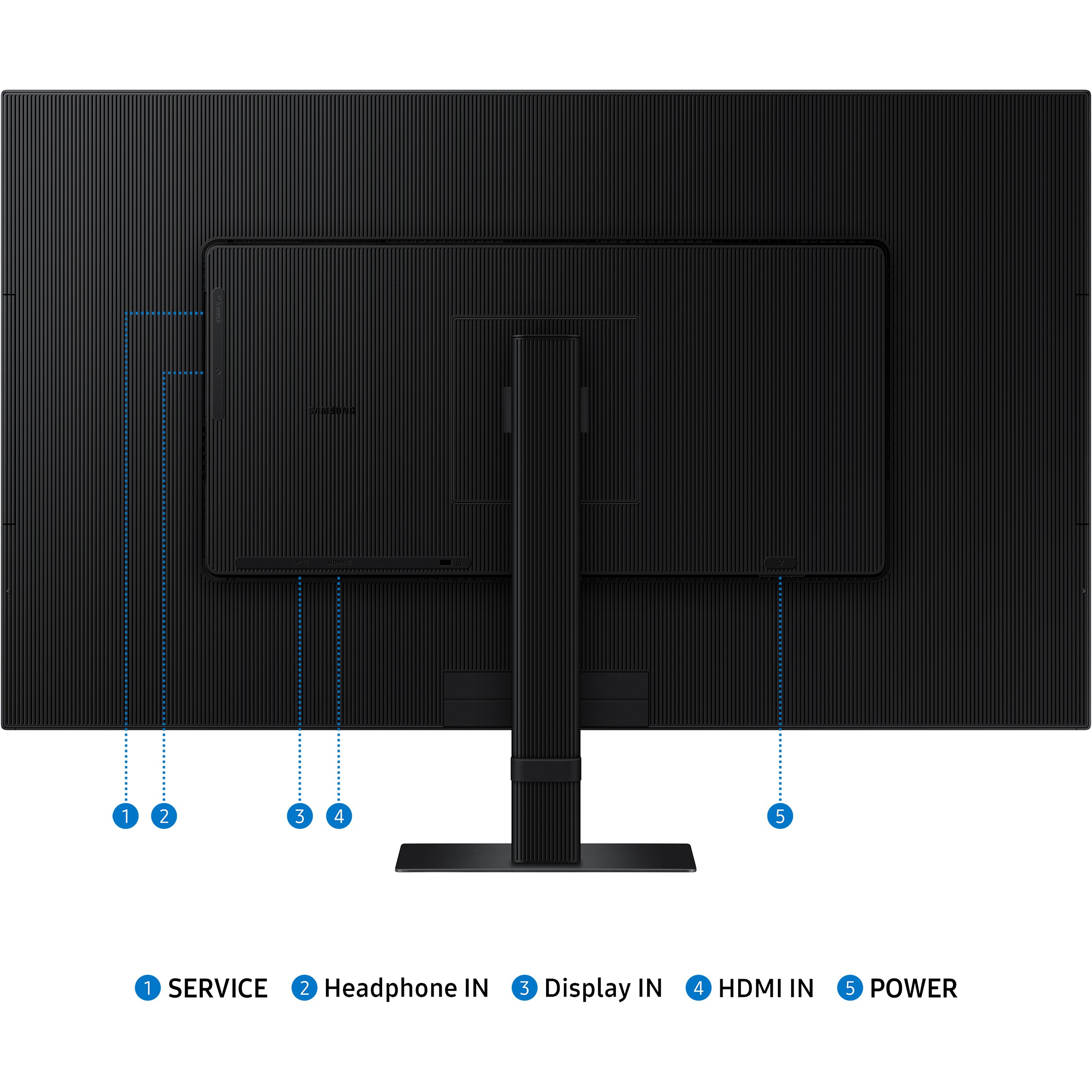 Monitor SAMSUNG LS32D700EAUXEN (32, 3840x2160, VA, 350 cd/m2, kontrast 30001, 5 ms, HDMI, DisplayPort, frekvencija osvježavanja 60Hz)-4