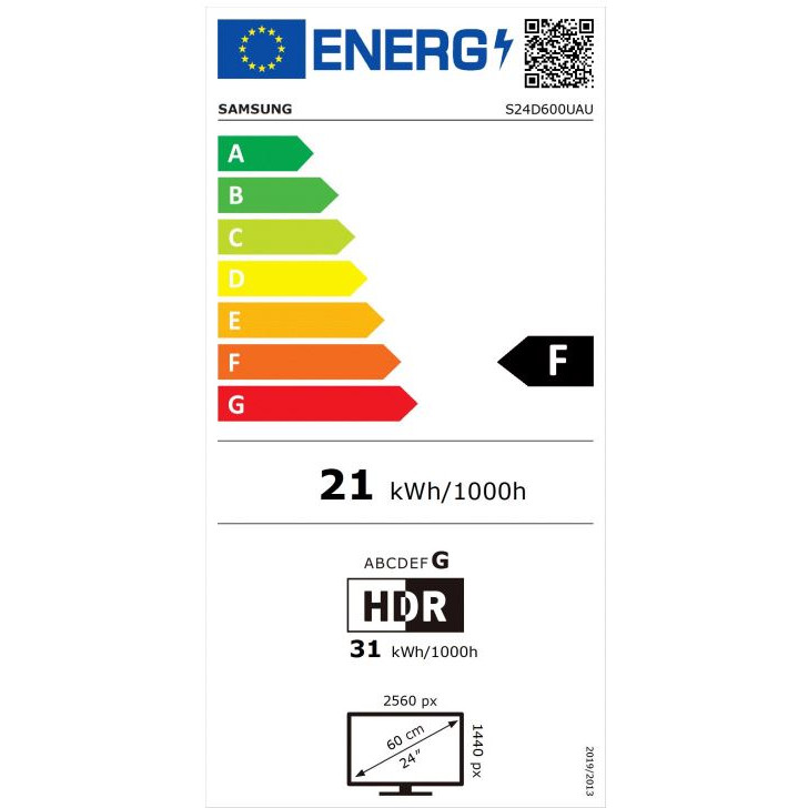 Monitor SAMSUNG LS24D600UAUXEN 100Hz (24', IPS, 2560x1440, Crni)-15