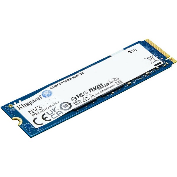 Kingston SSD 1TB NV3 M.2 2280 PCIe 4.0 NVMe SSD , EAN: 740617344790-8