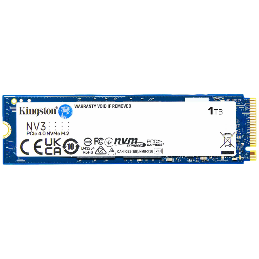 Kingston SSD 1TB NV3 M.2 2280 PCIe 4.0 NVMe SSD , EAN: 740617344790-1