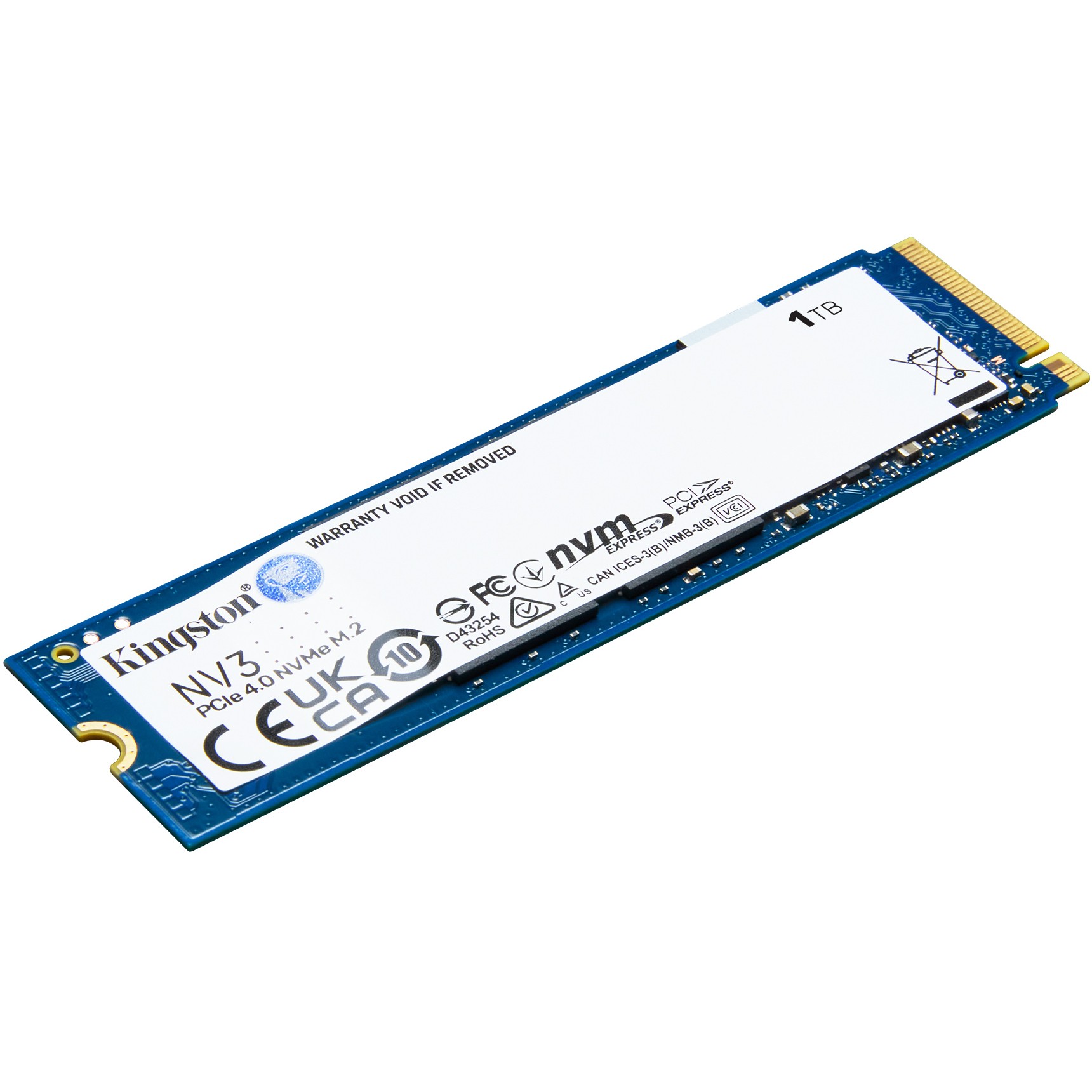 Kingston SSD 1TB NV3 M.2 2280 PCIe 4.0 NVMe SSD , EAN: 740617344790-10