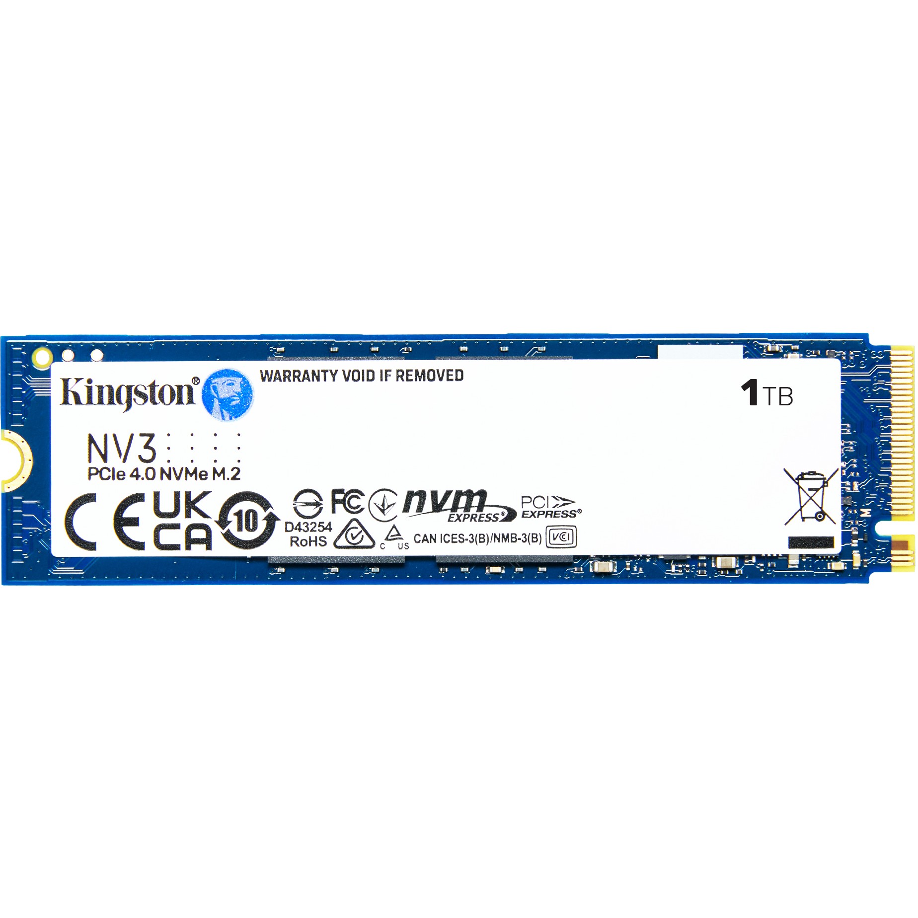 Kingston SSD 1TB NV3 M.2 2280 PCIe 4.0 NVMe SSD , EAN: 740617344790-12