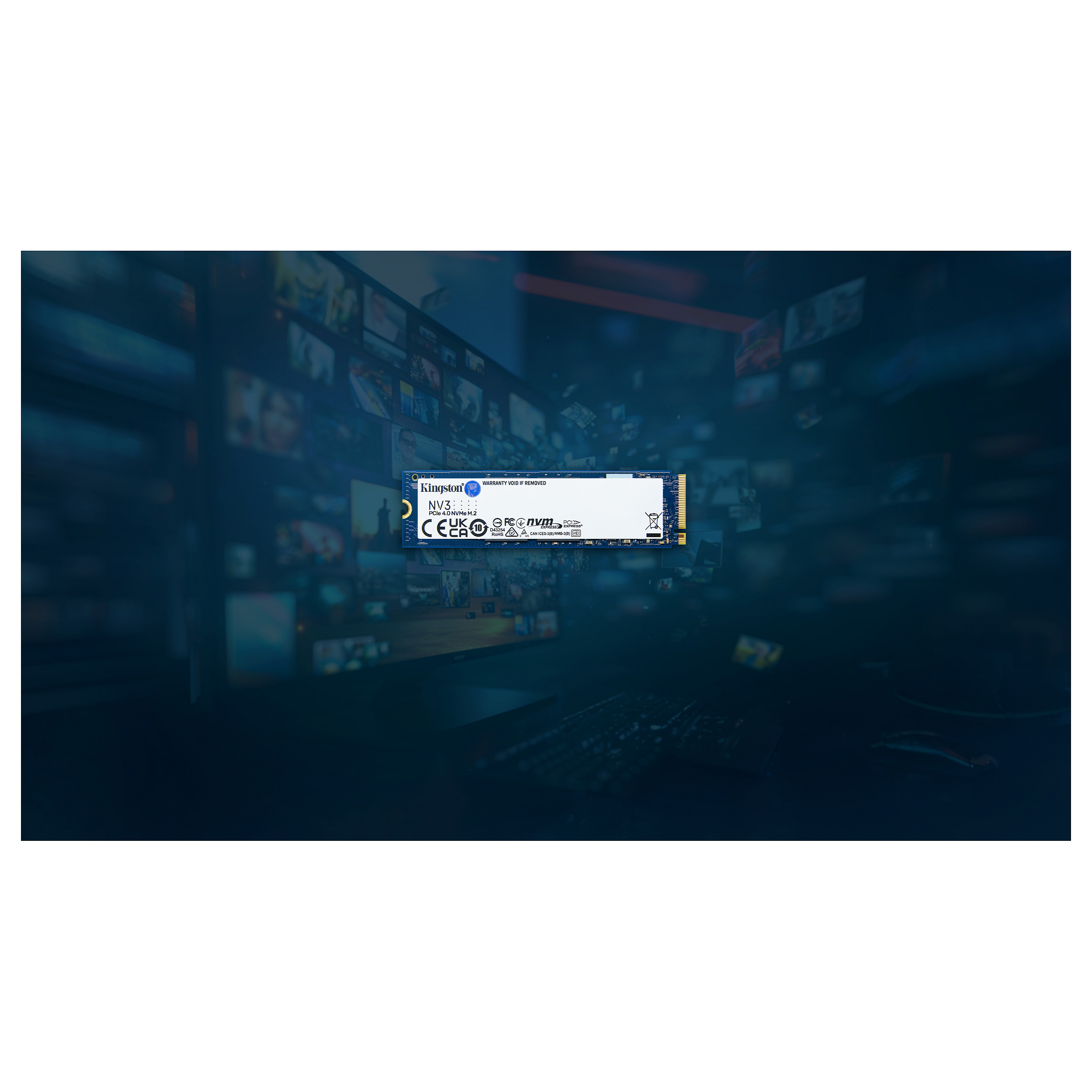 SSD 2TB KIN NV3 PCIe M.2 2280 NVMe SNV3S/2000G-9