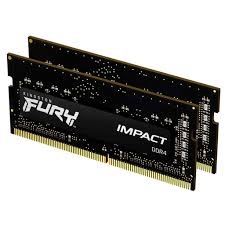 Kingston DRAM 32GB 3200MHz DDR4 CL20 SODIMM (Kit of 2) FURY Impact EAN: 740617318388