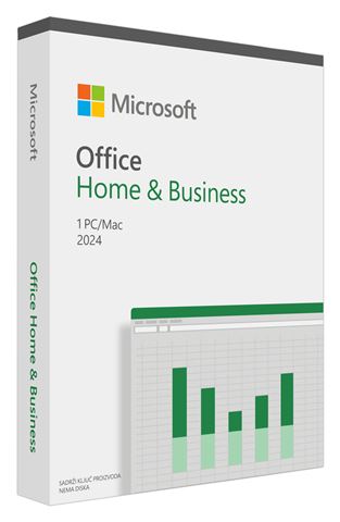 Office Home and Business 2024 MICROSOFT Croatian EuroZone Medialess