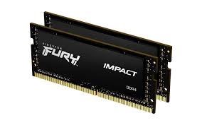 RAM KINGSTON FURY Impact KF432S20IBK2/64 (64GB, 2x32GB, 3200MHz, latencija CL20, napajanje 1,2V)-1