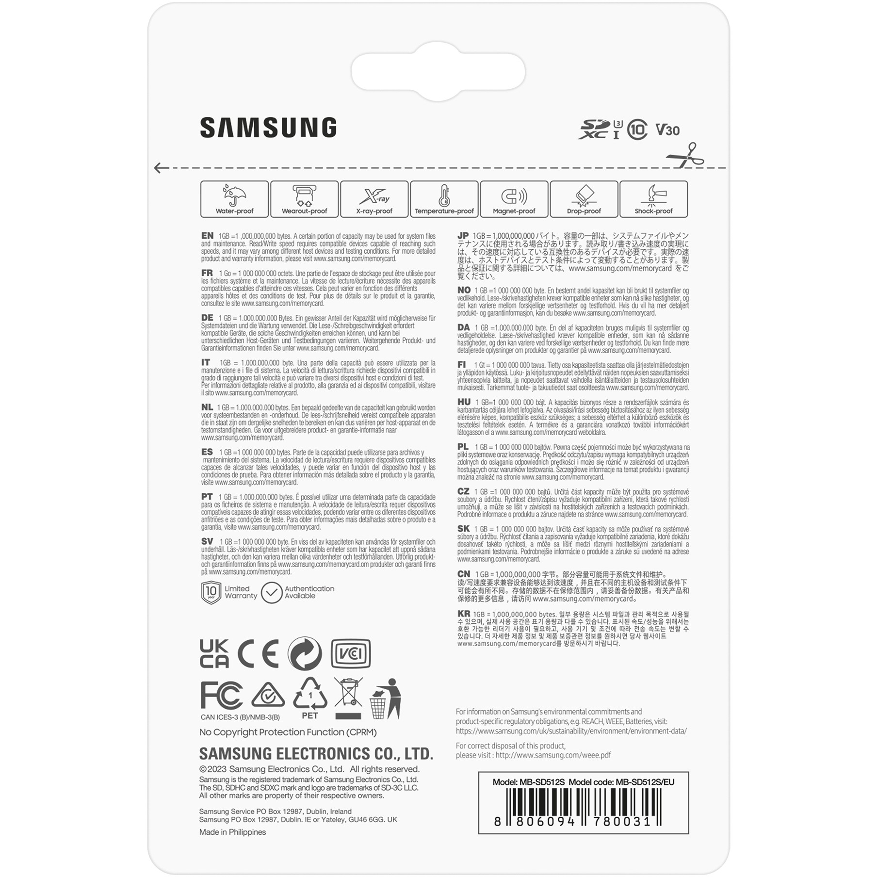 Memorijska kartica SD Samsung PRO Plus 512GB MB-SD512S/EU-6