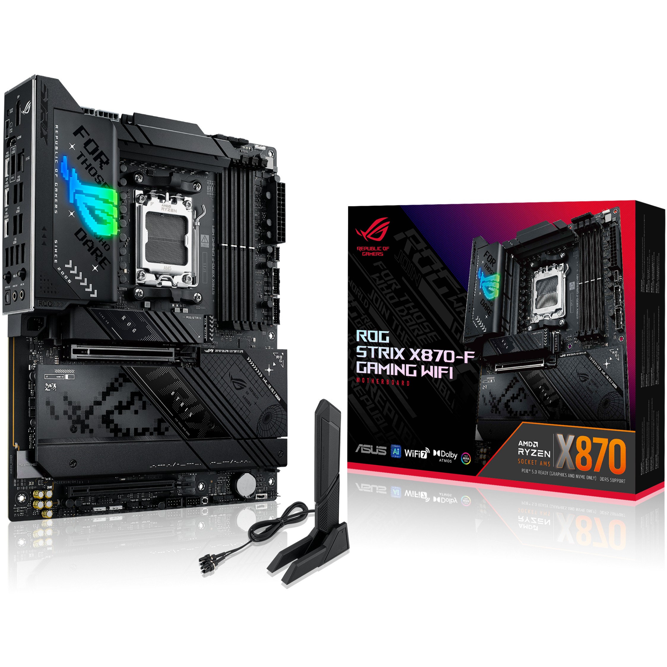 MBO AM5 ASUS STRIX X870-F GAMING WIFI (ATX, DDR5, PCIe 5.0, 8-kanalni audio)-5
