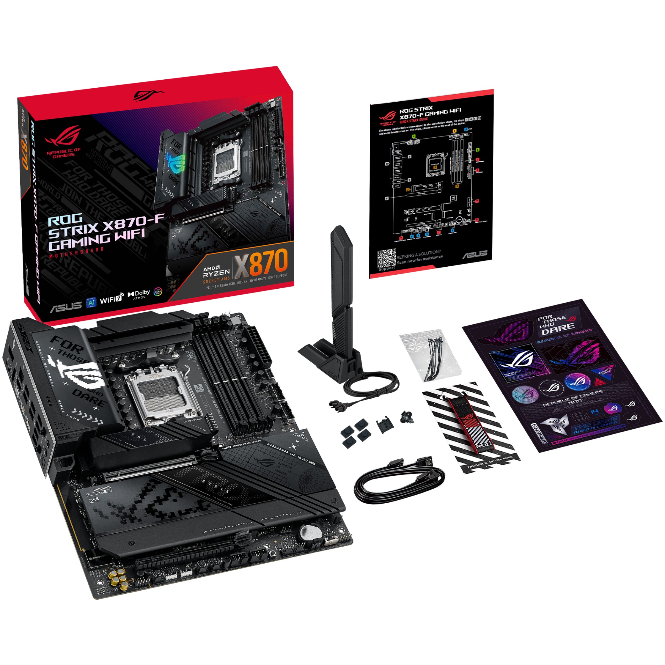 MBO AM5 ASUS STRIX X870-F GAMING WIFI (ATX, DDR5, PCIe 5.0, 8-kanalni audio)-8