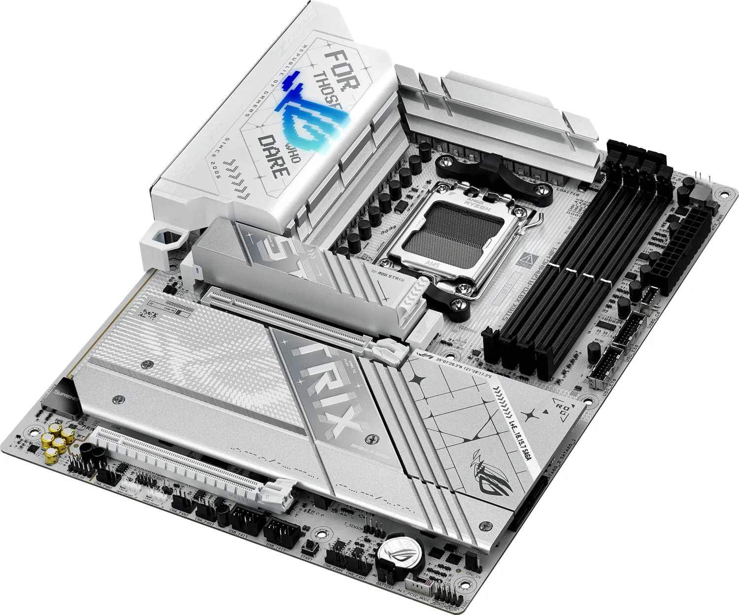 MBO AM5 ASUS STRIX X870-A GAMING WIFI (AM5, AMD X870, DDR5, 4 utora, 5200-8000 MHz, PCIe 5.0 x16, ATX)-3