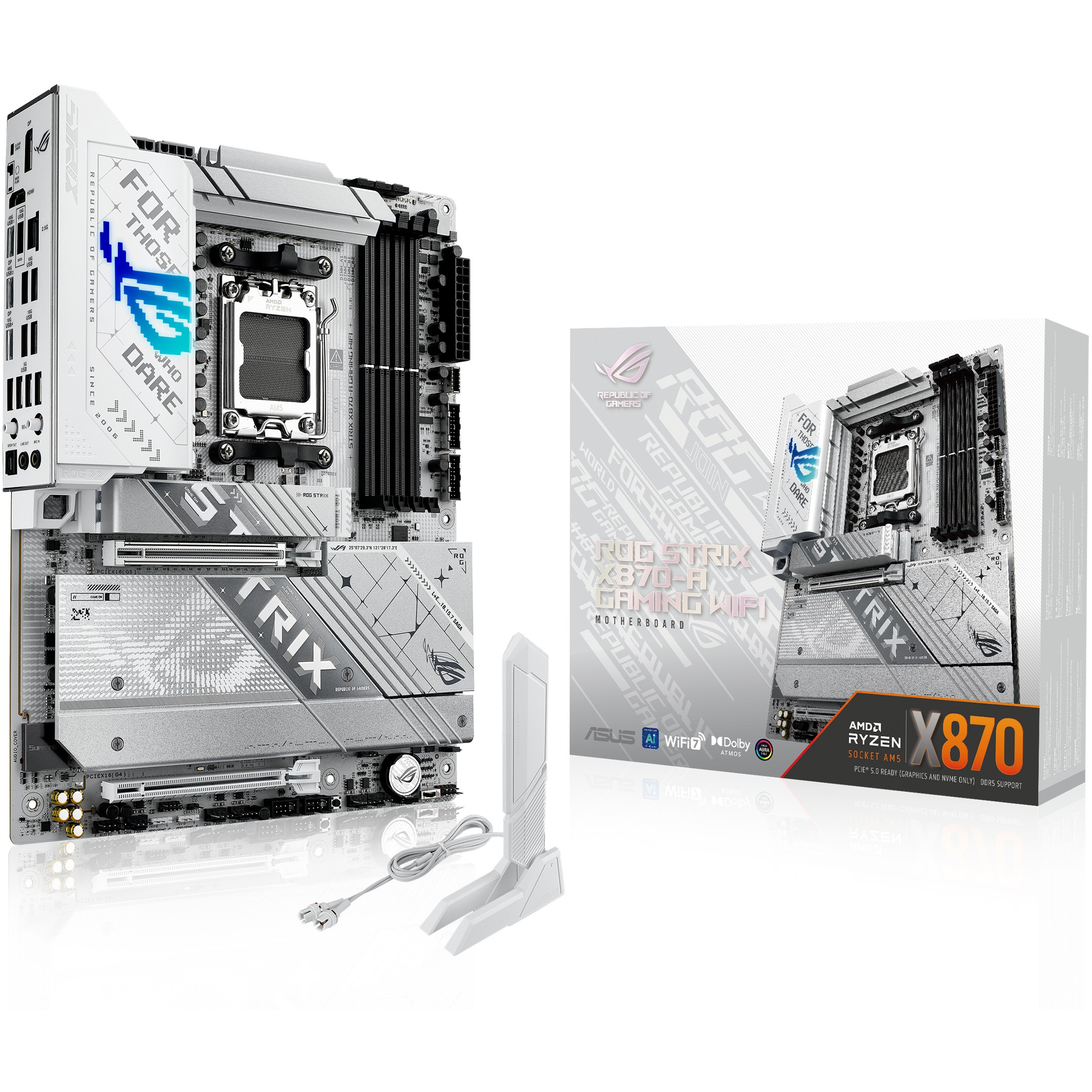 MBO AM5 ASUS STRIX X870-A GAMING WIFI (AM5, AMD X870, DDR5, 4 utora, 5200-8000 MHz, PCIe 5.0 x16, ATX)-5