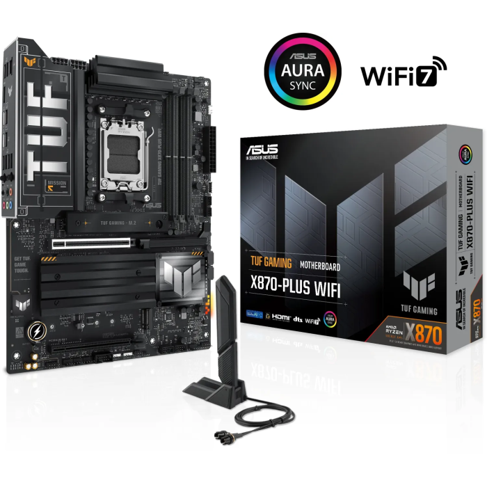 MBO AM5 ASUS TUF GAMING X870-PLUS WIFI (AM5, DDR5, PCIe 5.0, ATX)-4