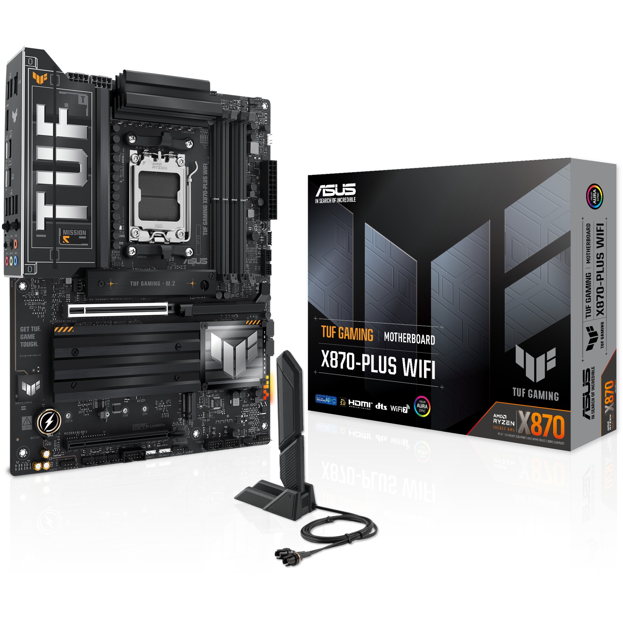 MBO AM5 ASUS TUF GAMING X870-PLUS WIFI (AM5, DDR5, PCIe 5.0, ATX)-6