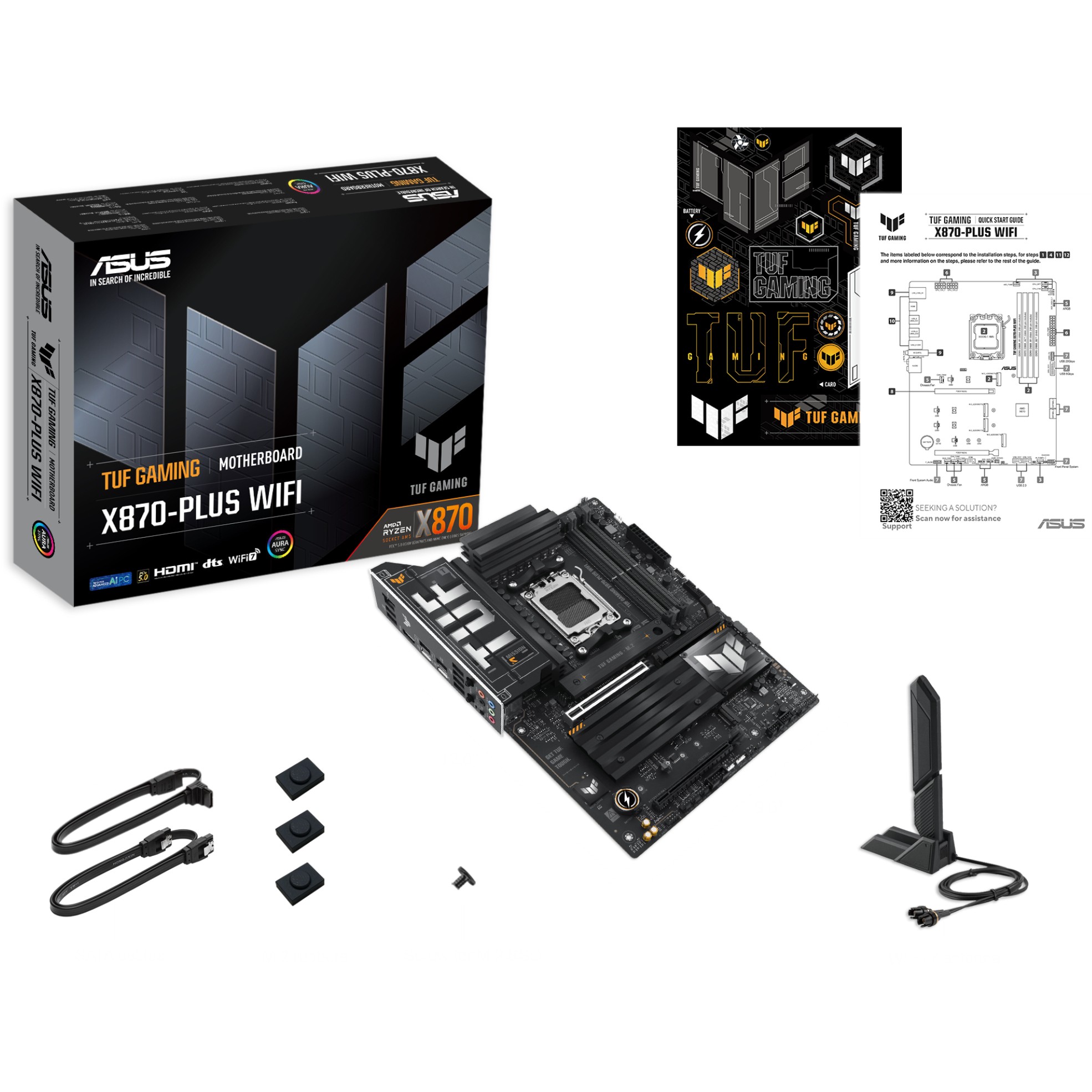 MBO AM5 ASUS TUF GAMING X870-PLUS WIFI (AM5, DDR5, PCIe 5.0, ATX)-13