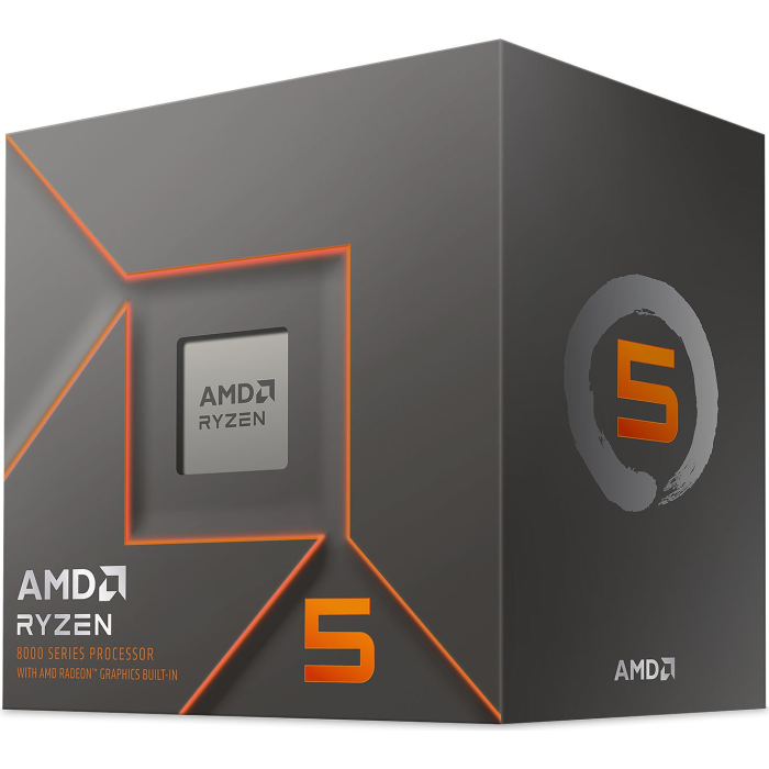 Procesor AMD RYZEN 5 8500G (AM5, 4.100 MHz, L3 cache 16, TDP 65W, Radeon 740M)-1