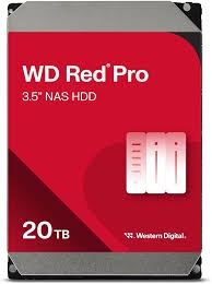 HDD Interni WD Red™ PRO NAS 20TB 3,5" SATA WD201KFGX-0