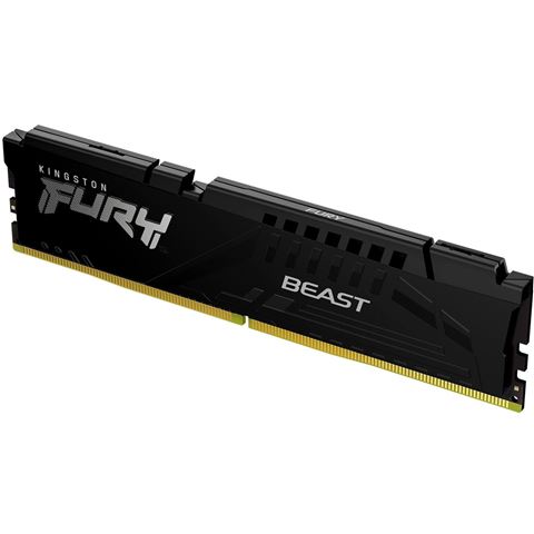 RAM KINGSTON FURY Beast 32GB 5200MHz DDR5 CL40 DIMM (Unbuffered Dual Rank XMP 3.0, Heatsink, 1.1 V, crna)-1