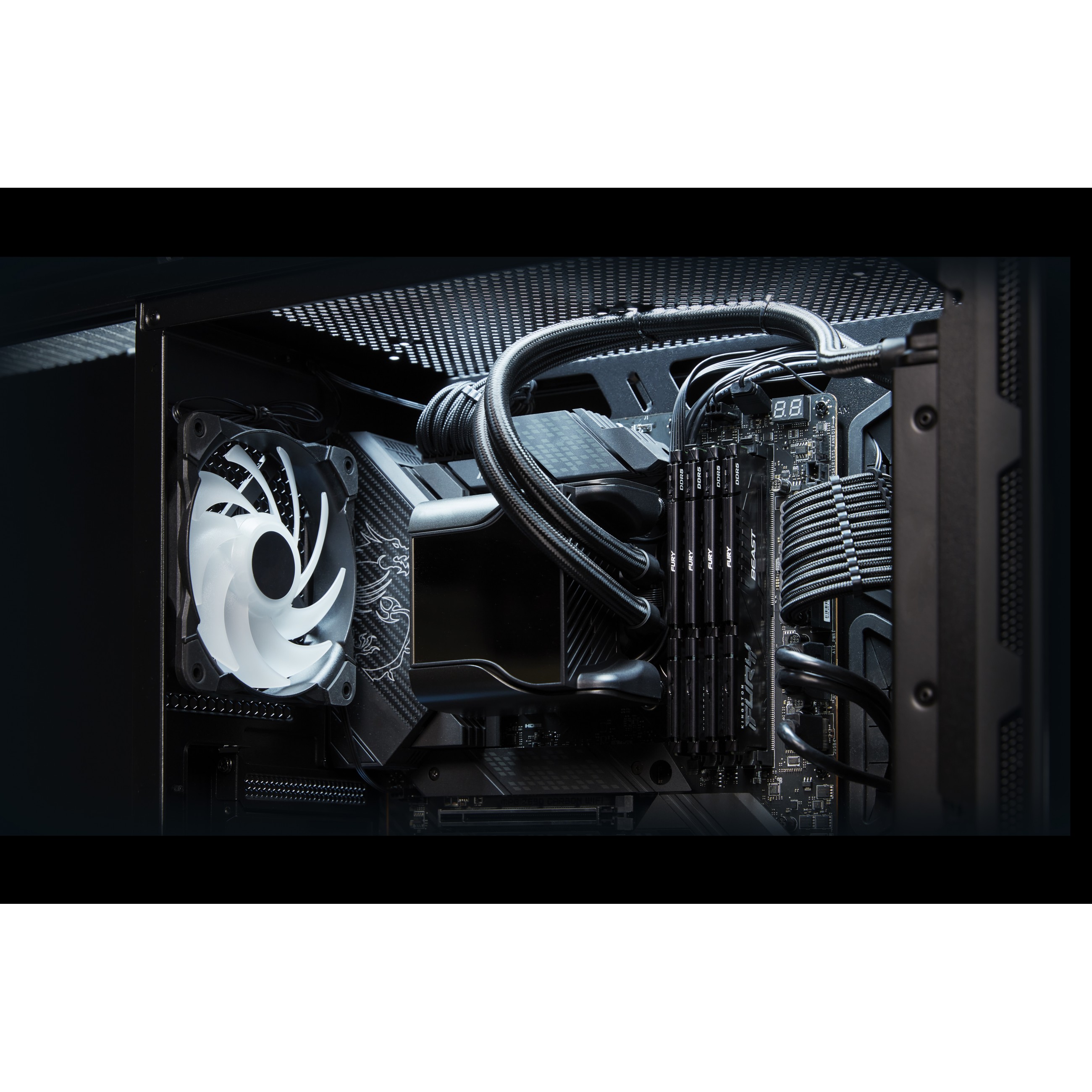 RAM KINGSTON FURY Beast 32GB 5200MHz DDR5 CL40 DIMM (Unbuffered Dual Rank XMP 3.0, Heatsink, 1.1 V, crna)-4