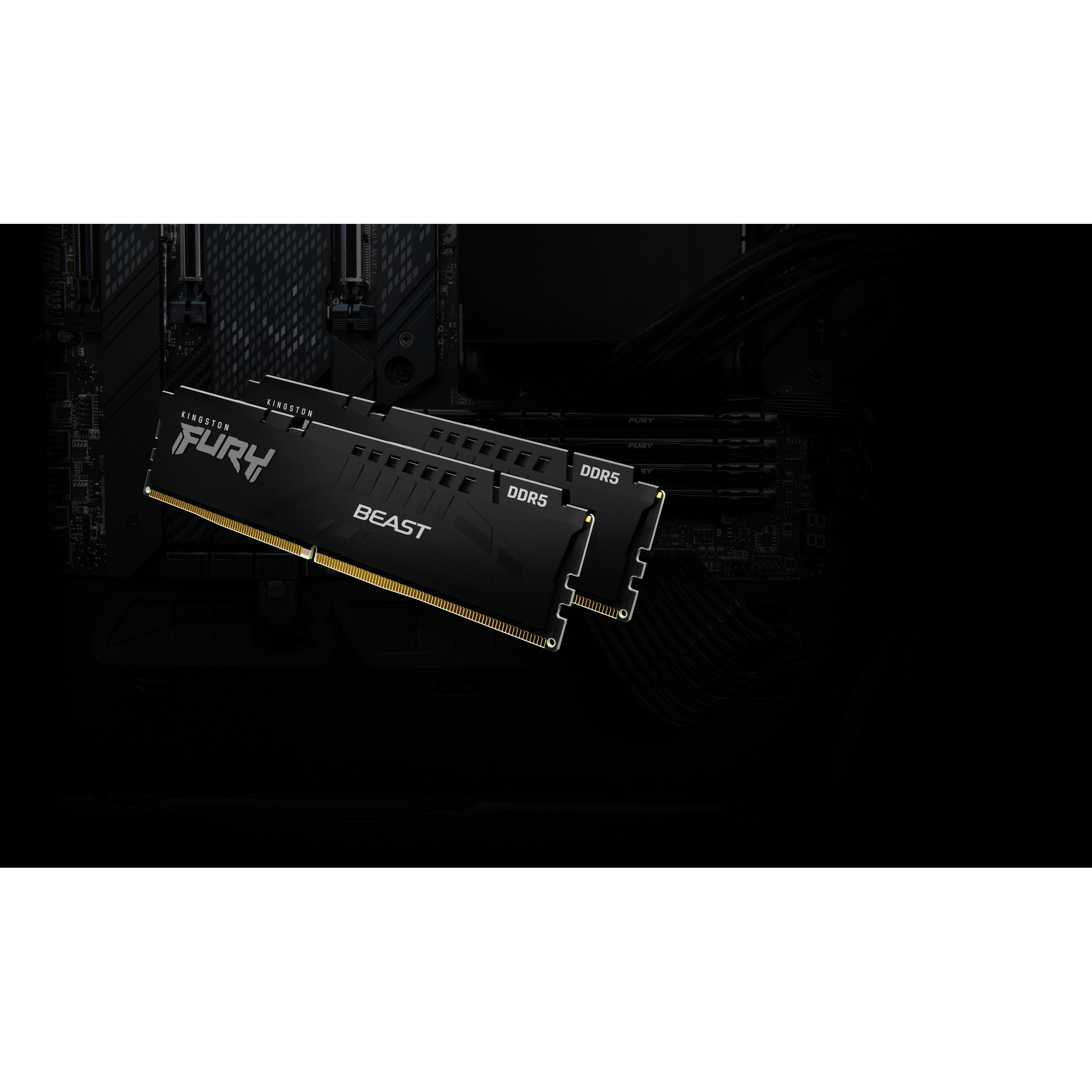 RAM KINGSTON FURY Beast 32GB 5200MHz DDR5 CL40 DIMM (Unbuffered Dual Rank XMP 3.0, Heatsink, 1.1 V, crna)-14