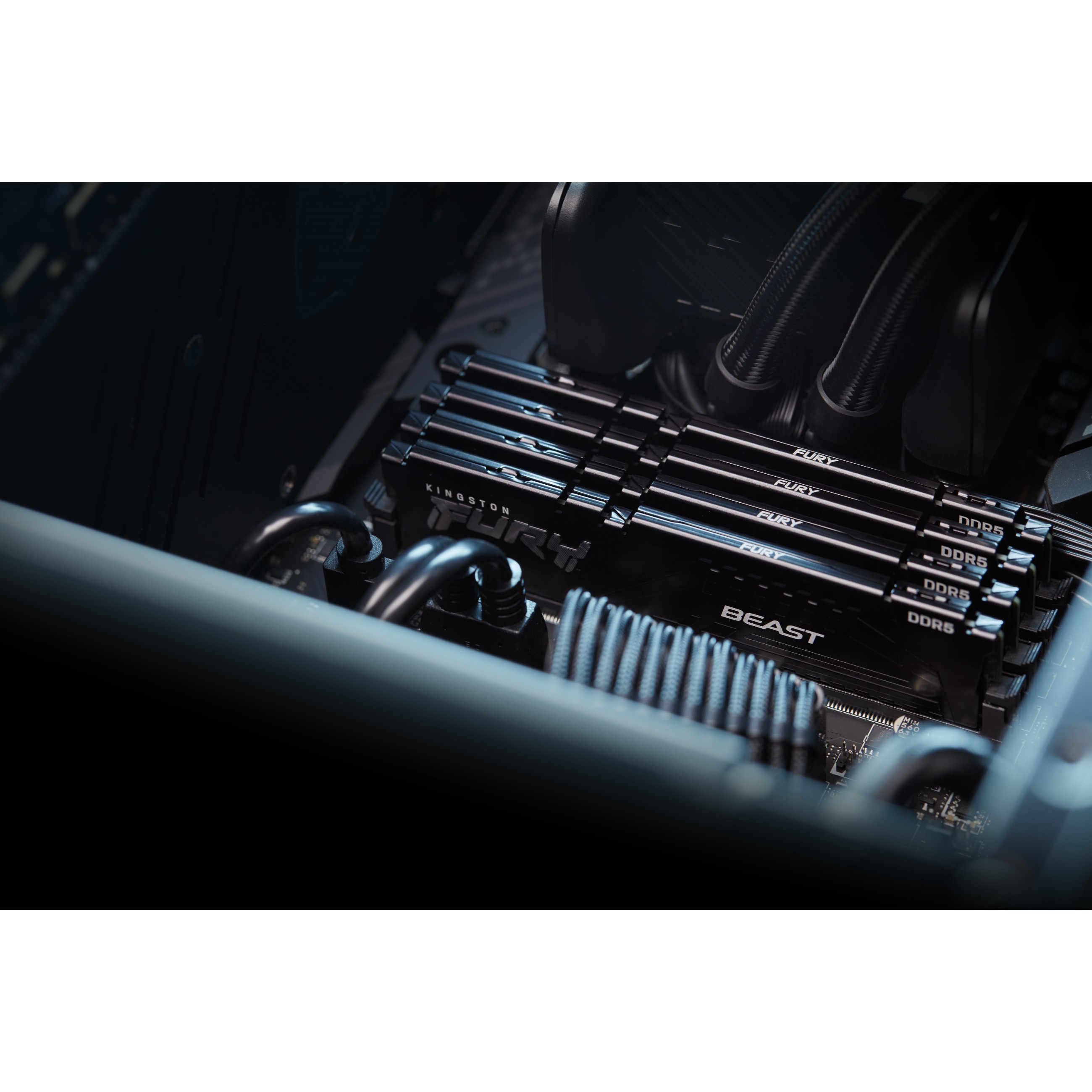 RAM KINGSTON FURY Beast 32GB 5200MHz DDR5 CL40 DIMM (Unbuffered Dual Rank XMP 3.0, Heatsink, 1.1 V, crna)-16