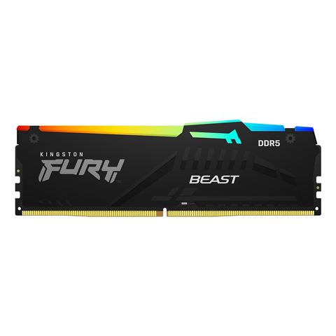 RAM KINGSTON 32GB 5600MT/s DDR5 CL40 DIMM FURY Beast RGB (kapacitet 32 GB, brzina 5600MHz, CAS Latency CL40, nebuffered, 288-pin)-0