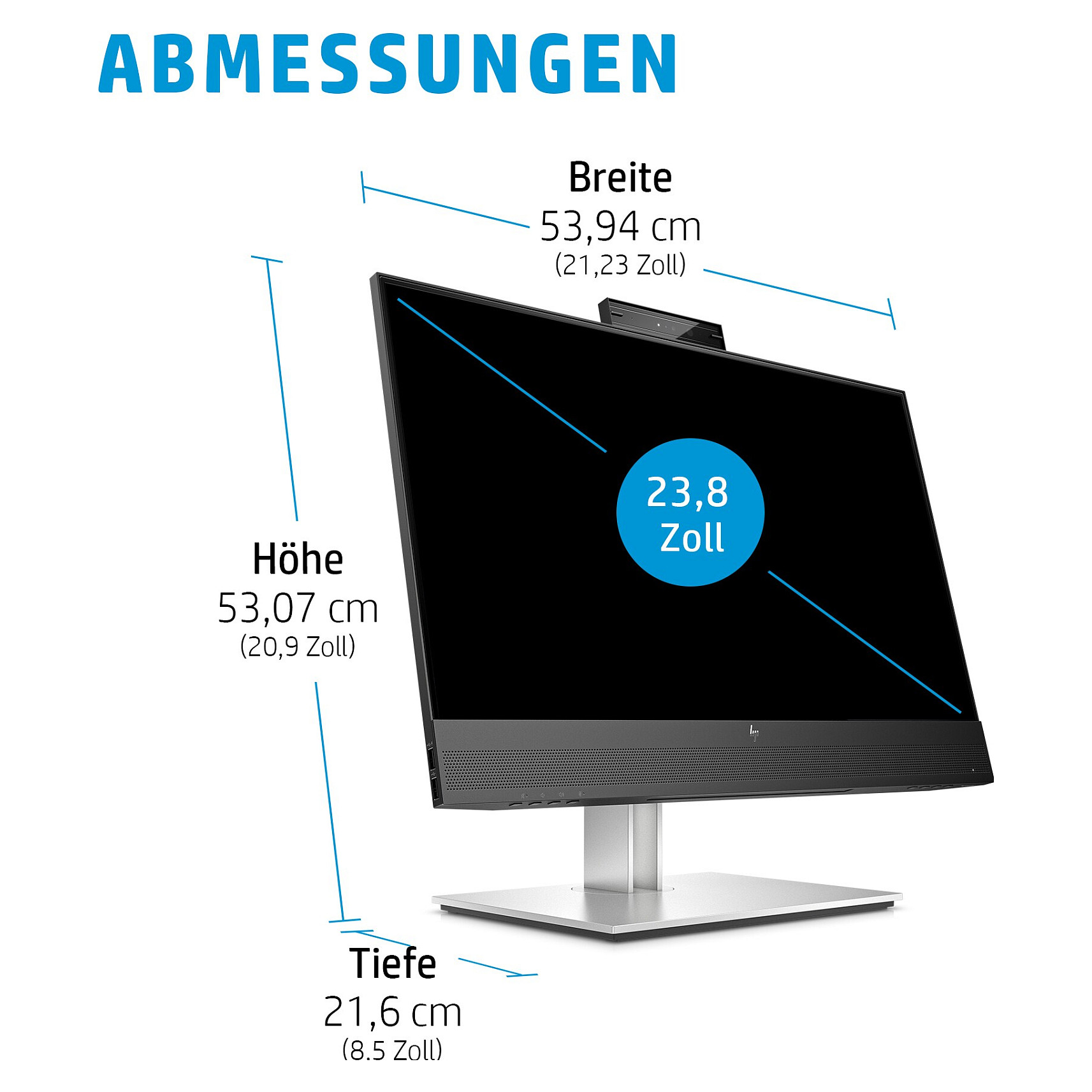 Monitor HP E24mvG4 169L0AA (23.8" IPS, FHD, 50Hz)-14