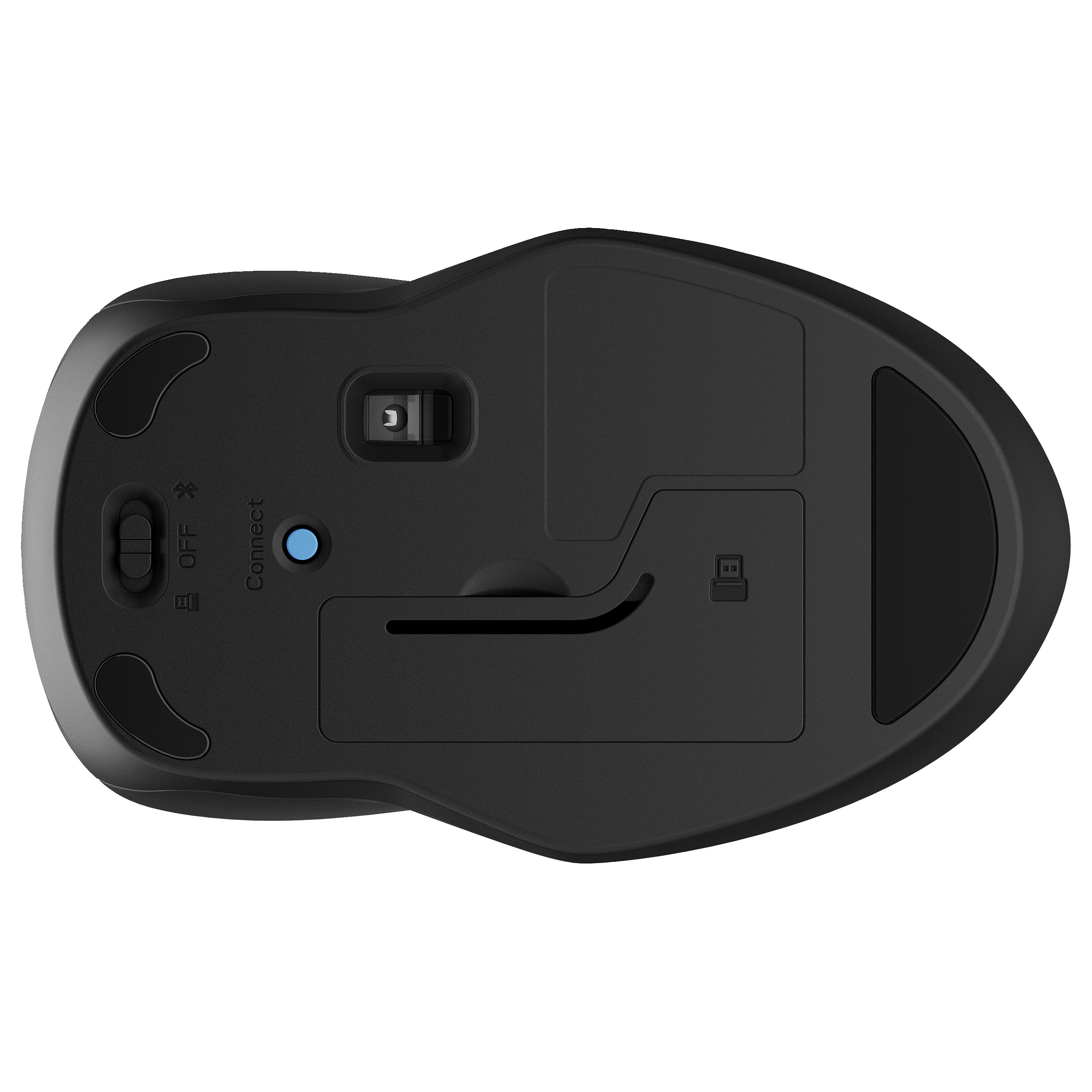 Miš HP 250 Dual bežični 6V2J7AA (bežični, optički, 1600 DPI, crna boja)-5