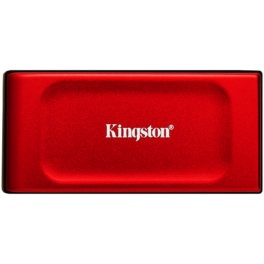 Kingston SSD 1TB XS1000 Red External USB 3.2 Gen 2 Portable Solid State Drive, EAN: 740617343748-2