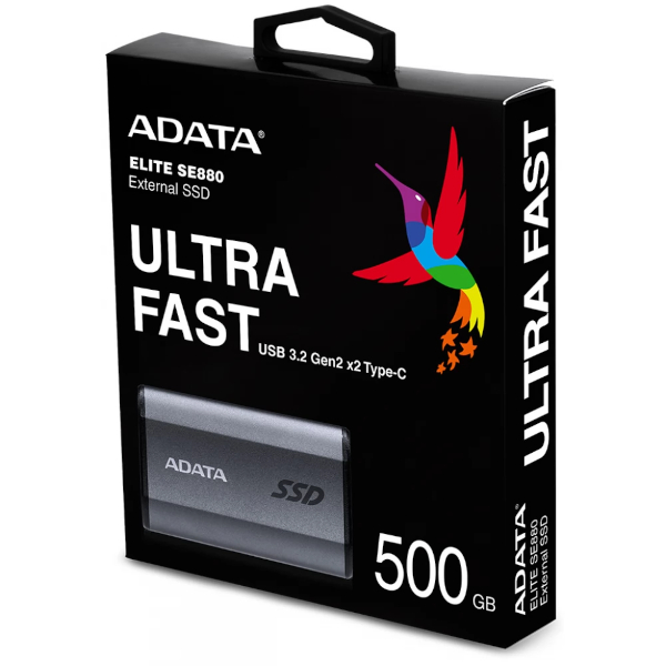 SSD ADATA EXT 500GB SE880 Grey USB3.2 Gen2 x2 Type-C-1