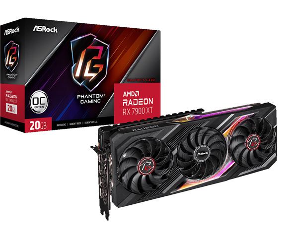 VGA ASR RX7900XT Phantom Gaming 20GB OC-0
