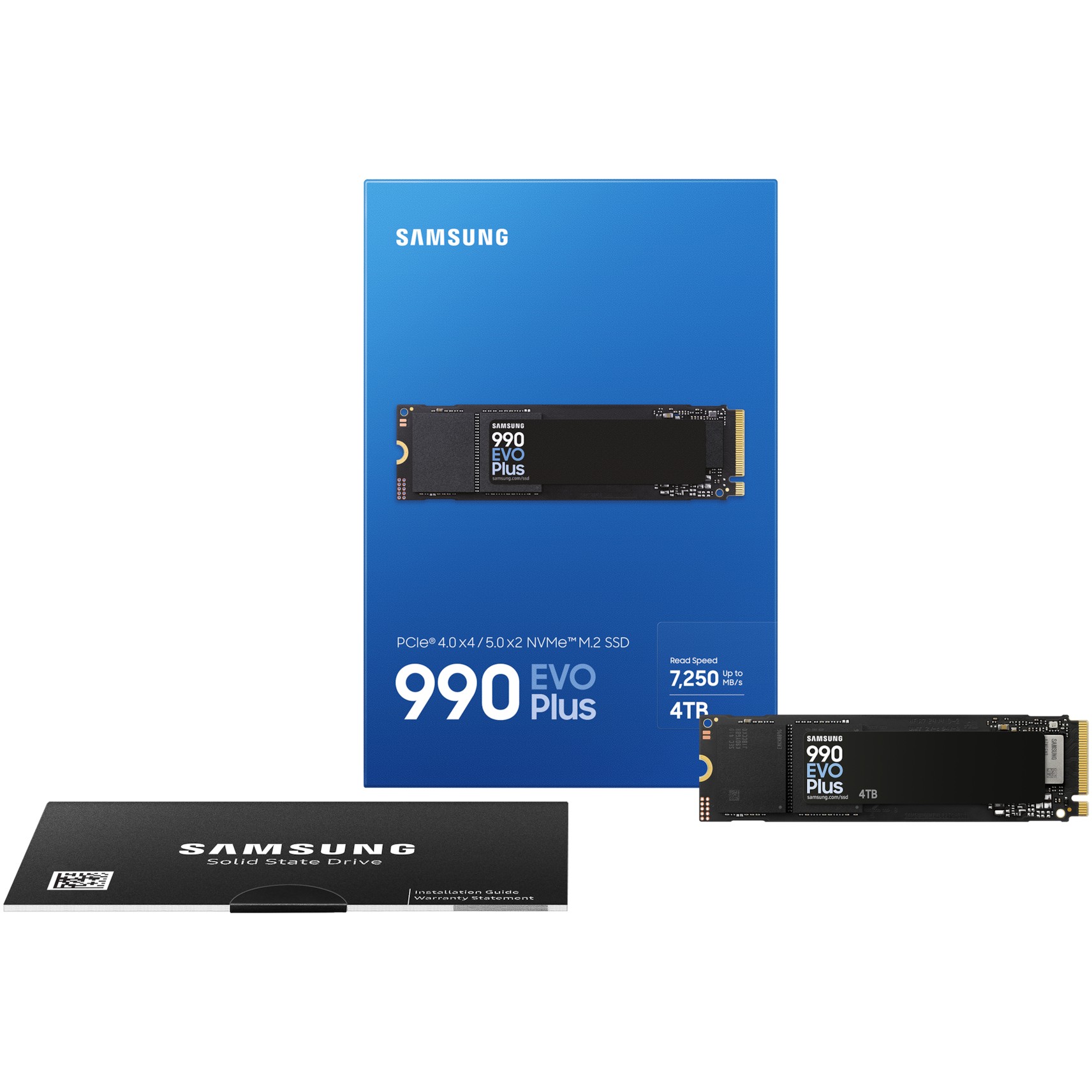SSD 4TB SAMSUNG 990 EVO Plus M.2 NVMe MZ-V9S4T0BW-14