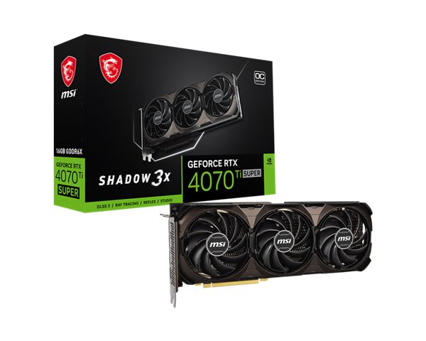 Grafička kartica MSI GeForce RTX 4070 Ti SUPER 16G SHADOW 3X OC (16gb gddr6x)-0