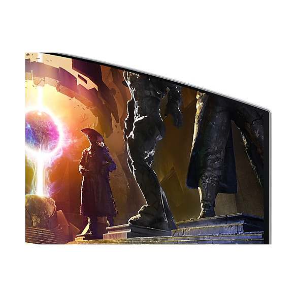 Monitor SAMSUNG LS34DG850SUXDU (34, 219, panel OLED, 3440x1440, 250 cd/m2, kontrast 1.000.0001, 178°, 178°, 0,03 ms, DP, HDCP, HDMI x2, USB 3.0, zvučnici da, zakrivljeni, srebrna boja, postolje pivot, postolje podesivo po visini, swivel, tilt, 175Hz)-4