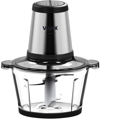 Sjeckalica VIVAX HOME MC-3501 (350 W, 1 lit, crna s inox detaljima)-0