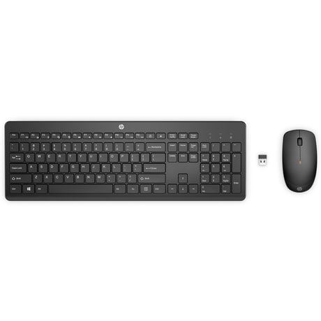 Set tipkovnice i miša HP 235 bežični QWERTY, crni – internacionalna non HR tipkovnica-0