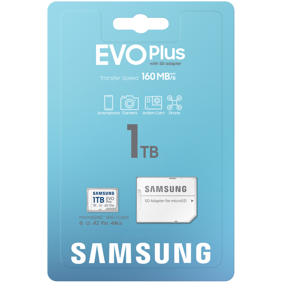Memorijska kartica SD micro SAM EVO Plus 1TB + Adapter MB-MC1T0SA/EU-5
