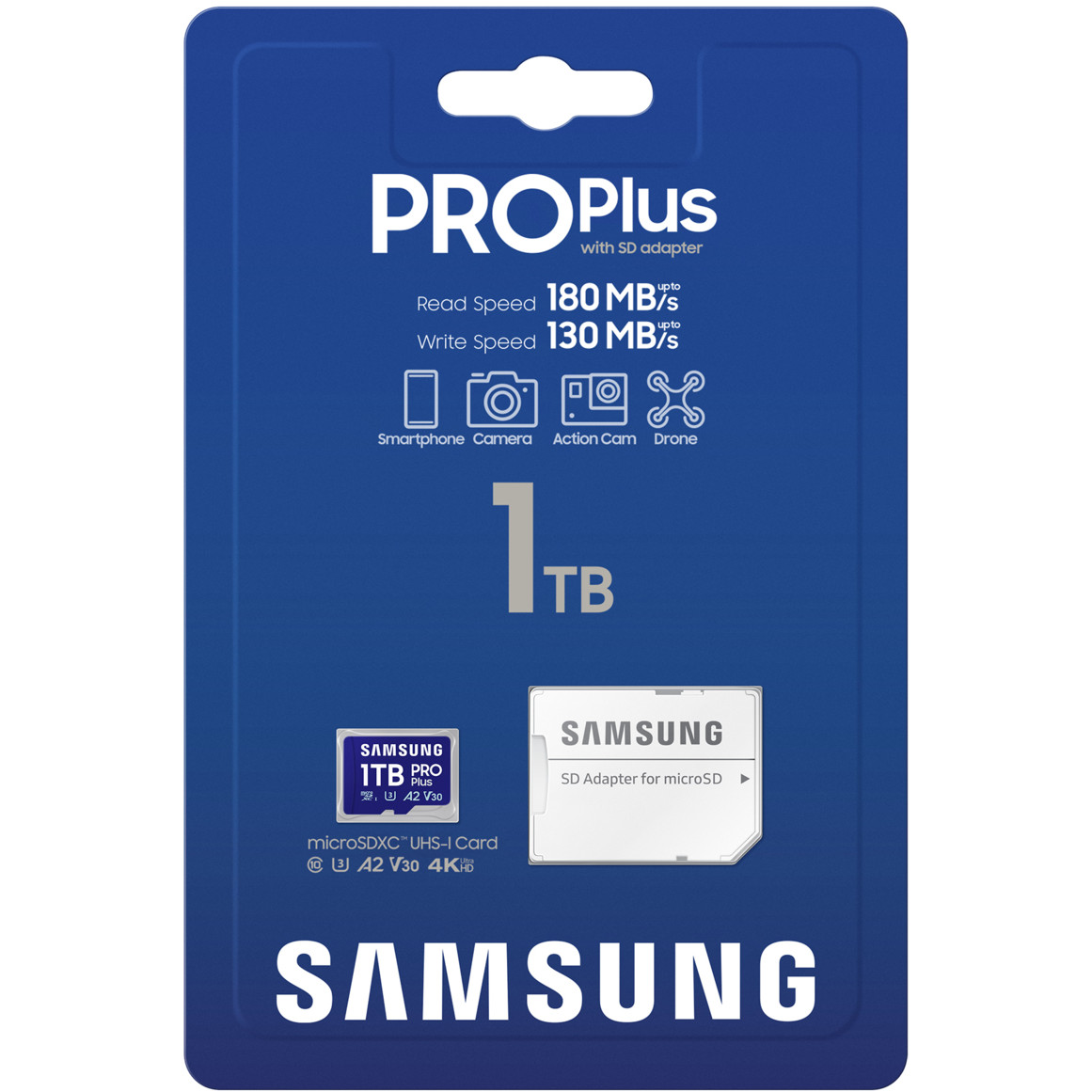 Memorijska kartica SD micro SAM PRO Plus 1TB + Adapter MB-MD1T0SA/EU-7