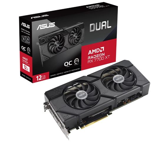 Grafička kartica ASUS DUAL-RX7700XT-O12G (AMD Radeon RX7700XT, 12GB GDDR6, PCIe 4.0)-0