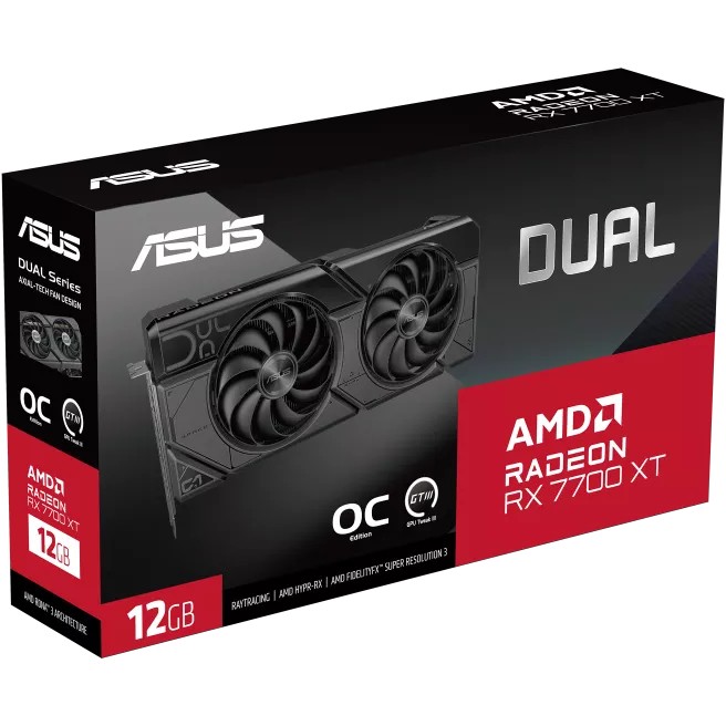 Grafička kartica ASUS DUAL-RX7700XT-O12G (AMD Radeon RX7700XT, 12GB GDDR6, PCIe 4.0)-4