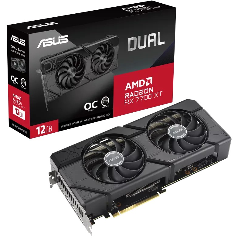 Grafička kartica ASUS DUAL-RX7700XT-O12G (AMD Radeon RX7700XT, 12GB GDDR6, PCIe 4.0)-5