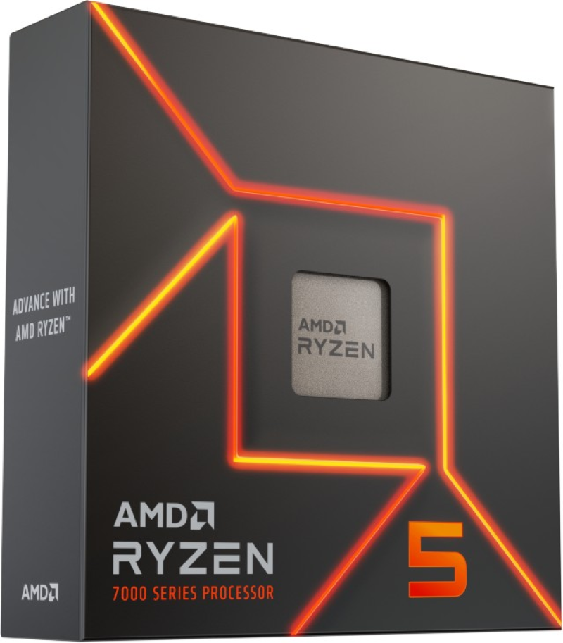 AMD Ryzen 5 7600X, 6C/12T 4,7GHz/5,3GHz, 32MB, AM5-5