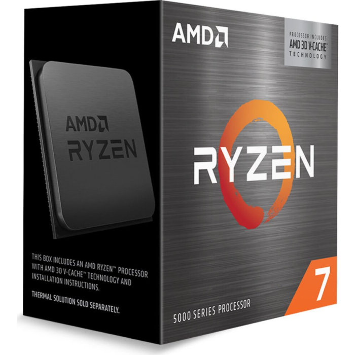 AMD Ryzen 7 5700X3D, 8C/16T 3,0/4,1GHz, 36MB, AM4-3