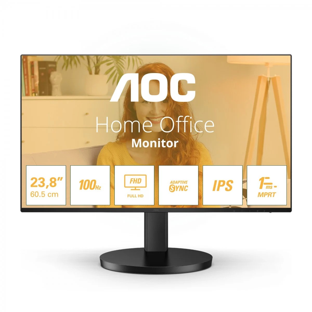 Monitor AOC 24B3HA2 (23,8" IPS, 100Hz, 1920x1080 FHD) crni-0
