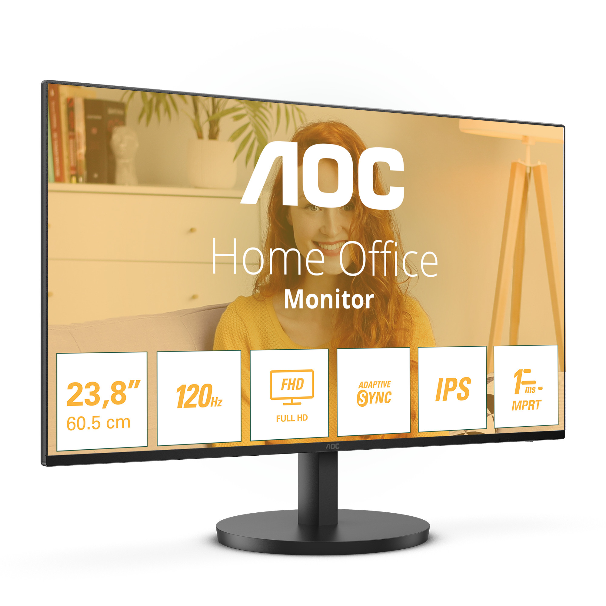 Monitor AOC 24B3HA2 (23,8" IPS, 100Hz, 1920x1080 FHD) crni-10